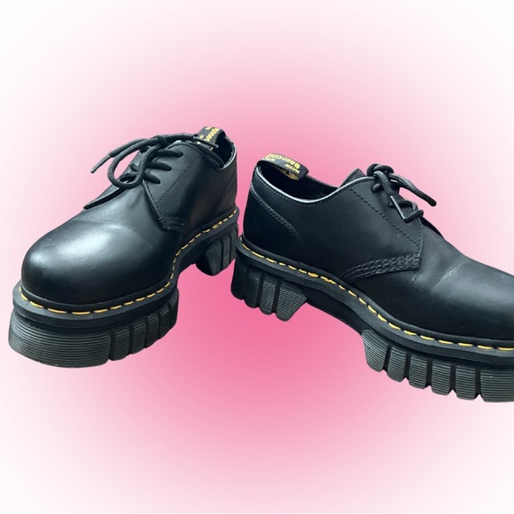 Dr. Martens Black Platform Loafers - Picture 6 of 7